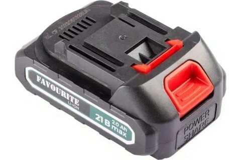 Батарея аккумуляторная One battery system Li-ion 21 В, 2 Ач, 1.1-1.3 А FAVOURITE OBS 21/ 2