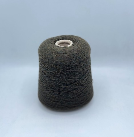 Бобинная пряжа (пр.Италия), 1500м /100гр, 80%шерсть, 20%полиамид, цвет- Дремучий лес, арт.31733