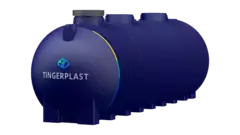 Подземно-наземная ёмкость 30 м3 (PT 30) Тингард 30000 л. горизонтальный (8170x2400x2590см;1500кг;синяя) - арт.553990