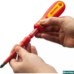 KRAFTOOL Х-Drive Electro, 18 предм, набор высоковольтных отверток (220092-H18)