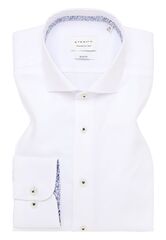 Сорочка мужская Eterna Slim Fit 4122-F94V-00 белая из фактурной ткани