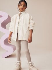 Легинсы с высокой талией для девочки Next B88-648, Бежевый