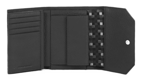 Кошелек женский Piquadro Muse PD4145MUR/N чёрный натур.кожа
