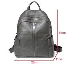 Женский кожаный рюкзак Vellington Ellis Gray