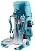 Картинка рюкзак туристический Deuter Aircontact Lite 45+10 SL lagoon-ivy - 4