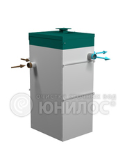 Станция биологической очистки Юнилос Астра 4/ 800 л. в сутки / 4 чел. / самотечный сброс / компрессорная аэрация (1120x940x2365см;150кг;) - арт.560518