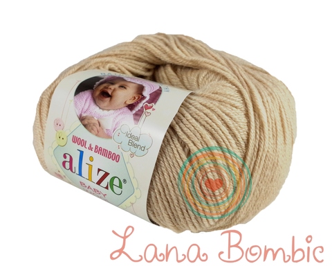 Пряжа Alize Baby Wool 310 медовый