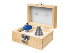 ЗУБР 38.1 x 13 мм, хвостовик 12 мм, фреза четвертная фальцевая с подшипниками, Профессионал (28759-38.1-H6)