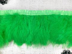 Кант с пером, ш. 17 см, зелёный