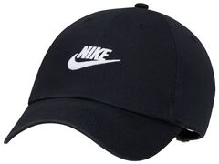 Теннисная кепка Nike Club Unstructured Futura Wash Cap - black/white