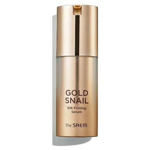 The Saem Gold Snail Silk Firming Serum Сыворотка укрепляющая с муцином улитки и 24К золотом