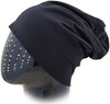 Картинка шапка-бини Skully Wear beanie cotton black - 4