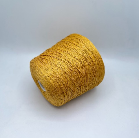 Luxury Selection by RiGo (пр.Италия), art- Smaltato, 400 м/100гр, 90% Мерсеризованный хлопок  10%Полиэстер(люрекс) ,цвет-Желтый,арт.24236
