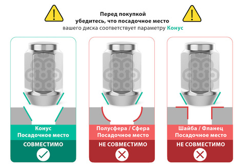 Гайки колесные м12*1.5 высота 48мм ключ 19мм конус - 20шт для Kia Hyundai Mazda Tank Changan Jaecoo Chevrolet Mitsubishi Toyota Geely