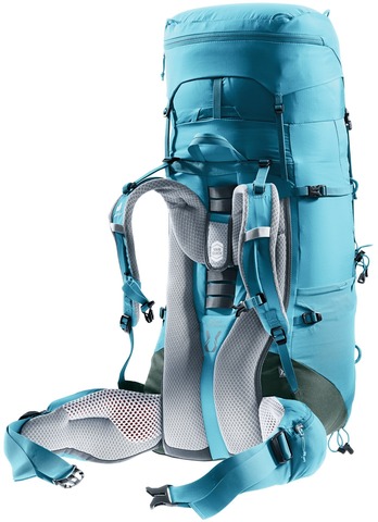 Картинка рюкзак туристический Deuter Aircontact Lite 45+10 SL lagoon-ivy - 5