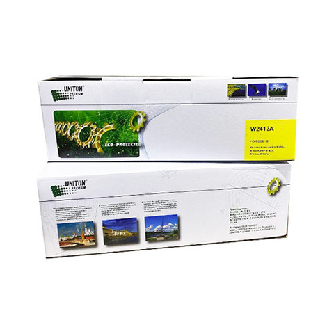 Совместимый картридж W2412A (216A) для HP Color LJ M155/MFP M182/M183  желтый (0,85К) UNITON Premium GREEN LINE (Eco Protected)