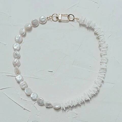 Ожерелье ANNA из Жемчуга и ракушек