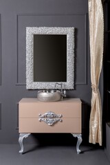 Boheme 547 Зеркало ROSE серебро фото