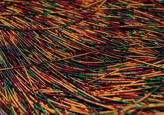 Канитель мягкая радуга 1мм (№4770)