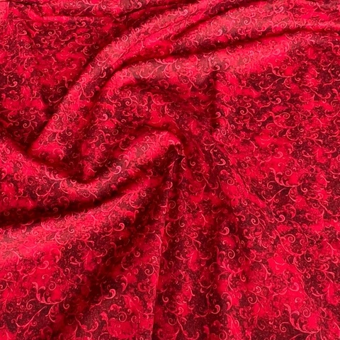 В ПУТИ. ВИТИЕВАТЫЙ УЗОР, ВИННЫЙ - 100% ХЛОПОК