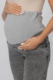 Джинсы для беременных 18691 светло-серый