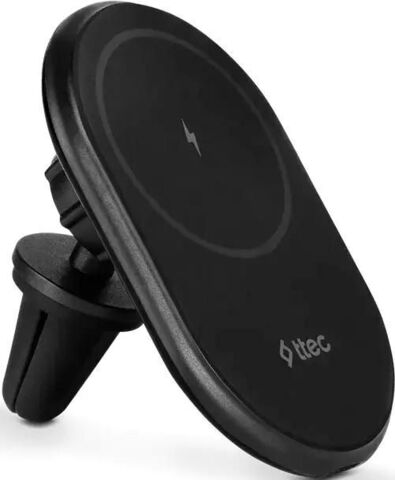 Автодержатель TTEC AirCharger Drive Go MagSafcompt In Car Holder+Charger, черный