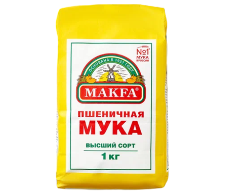 Мука Макфа Мукомол фасовка в/с 2 кг