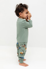 пижама  для мальчика  К 1606/милитари,собачки в машинках