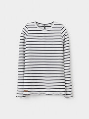 лонгслив  для девочки  КР 302820/молочный,тем.серый,полоска к623