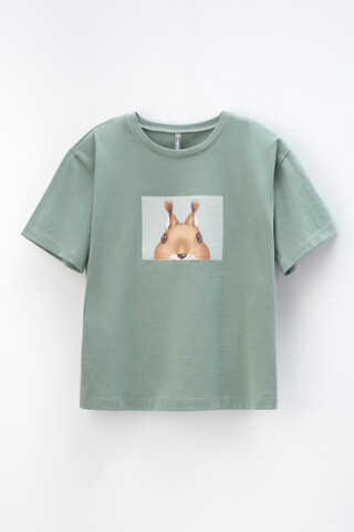 фуфайка  для девочки  КР 302168/полынь