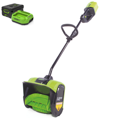 Снегоуборщик Greenworks GD60SSK5 60V (30 см) аккумуляторный, с АКБ 5 А/ч и ЗУ