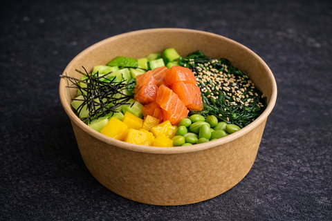 Поке с лососем