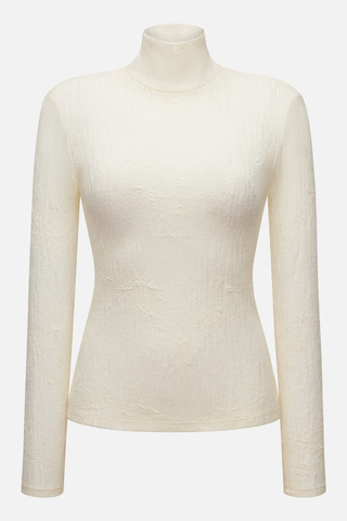 Водолазка из фактурной шерсти