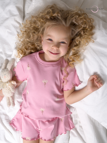 Пижама Элли астра на пудре