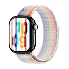 Умные часы Apple Watch Series 11 GPS, 42mm, Jet Black Aluminium Case with Pride Edition Sport Loop