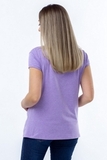 Футболка для беременных 10361 лиловый