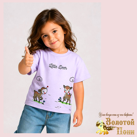 Футболка хлопок д (2-5) 260416-N602