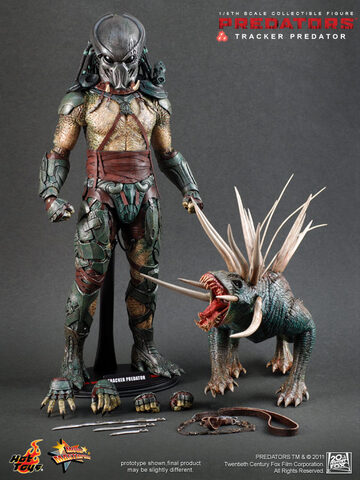 Фигурка Хищник Следопыт с гончей из фильма Хищники Hot Toys