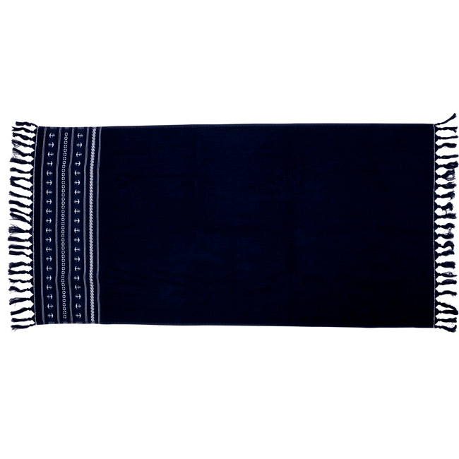 Santorini beach towel / blue