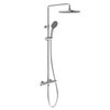 Villeroy&Boch  TVS00000600061 Душевая стойка, Villeroy&Boch, смеситель-в комплекте, тип регулирования воды-термостатический картридж, верхний душ-есть, форма верхнего душа-круглая, размер верхнего душа-200, держатель верхнего душа-есть, вынос, мм-400