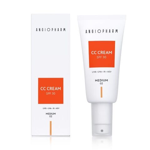 ANGIOPHARM CC-КРЕМ SPF 30, 30 Мл | 02 Medium