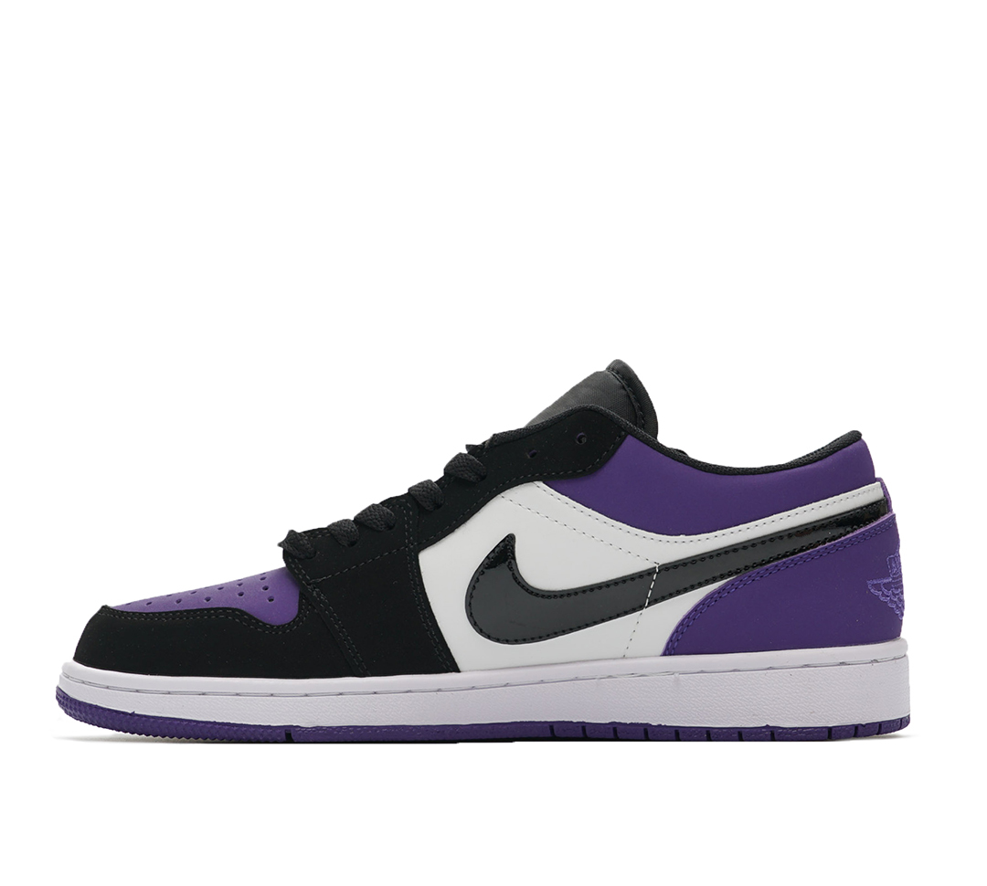 air jordan low court purple white