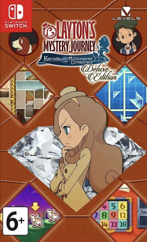 Игра Layton's Mystery Journey: Katrielle and the Millionaires' Conspiracy - Deluxe Edition (Switch) (Б/У)