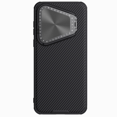 Чехол от Nillkin с металлической откидной крышкой для смартфона Huawei Pura 70, серия CamShield Prop Magnetic (с поддержкой магнитной беспроводной зарядки MagSafe)