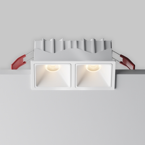 Встраиваемый светильник Maytoni Alfa led DL043-02-10W3K-SQ-W-1