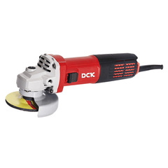 DCK (KSM10-125) Машина шлифовальная угловая, 1100 Вт, 125 мм, пылезащита, усиленные шестерни