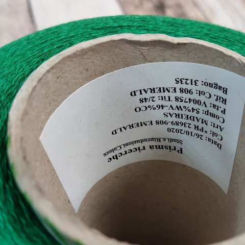 Меринос с хлопком IAFIL / MADEIRAS 2/48 изумрудный