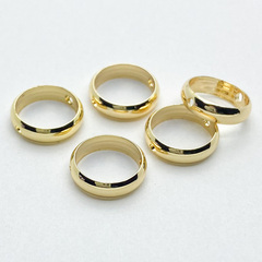 Коннектор-рамка, цвет золото, размер 9,5 мм, внутренний диаметр 8 мм, цена за 1 шт