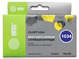 Картридж струйный Cactus CS-EPT1034 желтый (14мл) для Epson Stylus Office T1100, TX510, TX510fn, TX550, TX550w