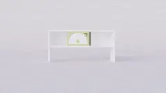 Стеллаж детский «Город цветов» 3х-секционный